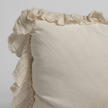 Natural linen Whisper sham by Bella Notte featuring soft, textured fabric and elegant corner detailing for a sophisticated bedroom look.