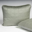 Bella Notte French Lavender deluxe silk shams featuring intricate embroidery and elegant design for luxurious bedroom decor.