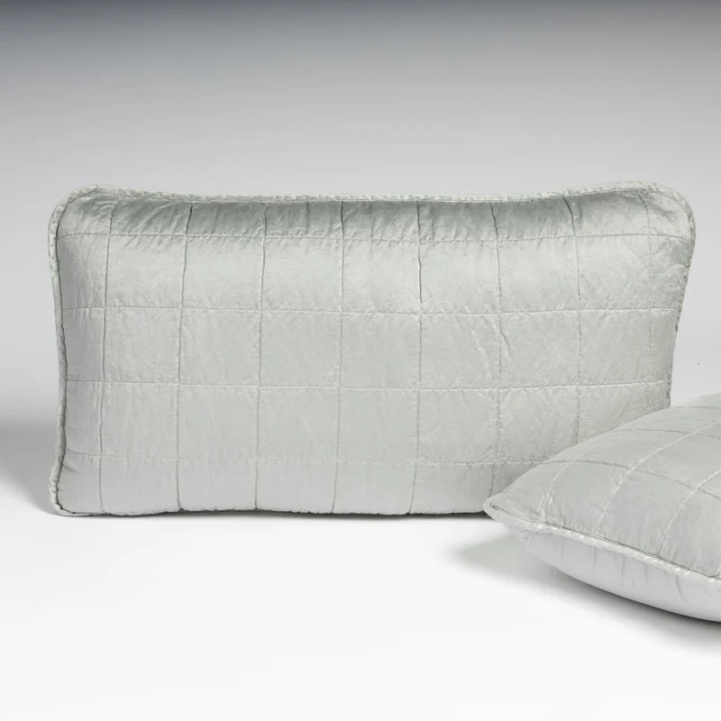 Bella Notte French Lavender deluxe silk shams, soft, luxurious bedding accessories with elegant design for a cozy bedroom look