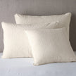 Bella Notte Vienna Sham in French Lavender, a plush decorative euro sham with elegant embroidery and soft fabric.