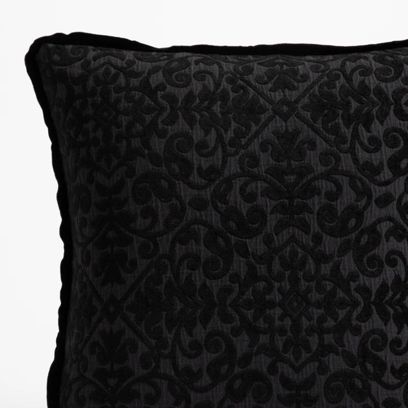 Bella Notte Vienna Sham in French Lavender, decorative European-style bed sham with soft lavender fabric and elegant design.