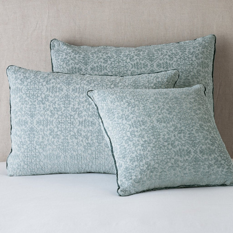 Bella Notte Vienna Sham in French Lavender, decorative bed sham with soft fabric and elegant design.