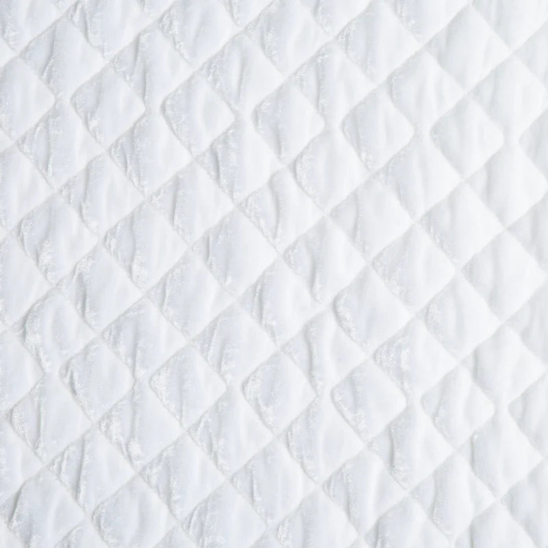 Bella Notte silk velvet quilted throw blanket with a cozy, luxurious design in warm autumn tones.