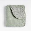 Bella Notte Tahoe Blue Sel Throw Blanket spread on a cozy sofa, showcasing soft, luxurious fabric and elegant design.
