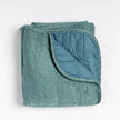 Bella Notte Tahoe Blue Sel Throw Blanket, soft and cozy throw blanket with elegant design and plush texture.