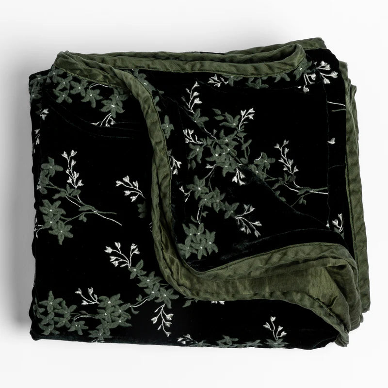 Bella Notte Lynette throw blanket in Tahoe Blue, soft and cozy with elegant fabric and stylish design.