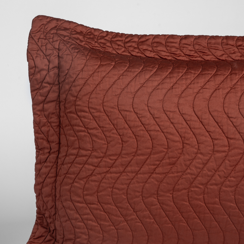 Bella Notte Cirillo Throw Pillow with autumn-colored fabric, 15x24 inches, decorative accent for sofa or bed.