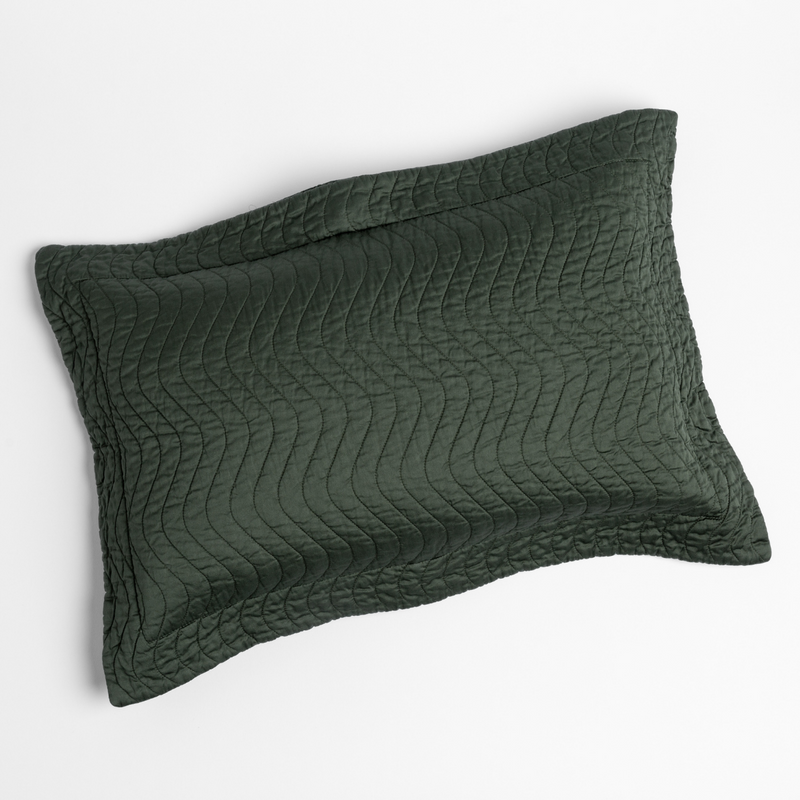 Bella Notte Cirillo throw pillow with autumn-colored fabric and elegant design, measuring 15x24 inches.