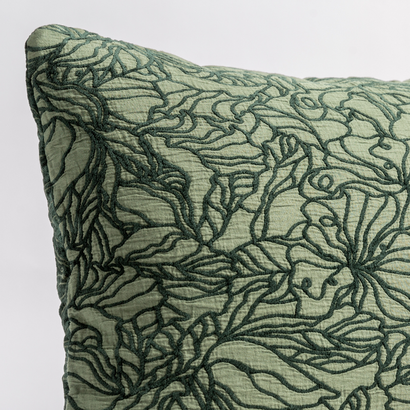 Bella Notte Georgia Throw Pillow with autumn-inspired design and soft fabric, measuring 15x24 inches.