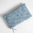 Bella Notte Georgia throw pillow with autumn-inspired fabric in 15x24 inches, featuring a soft, textured design for cozy decor.