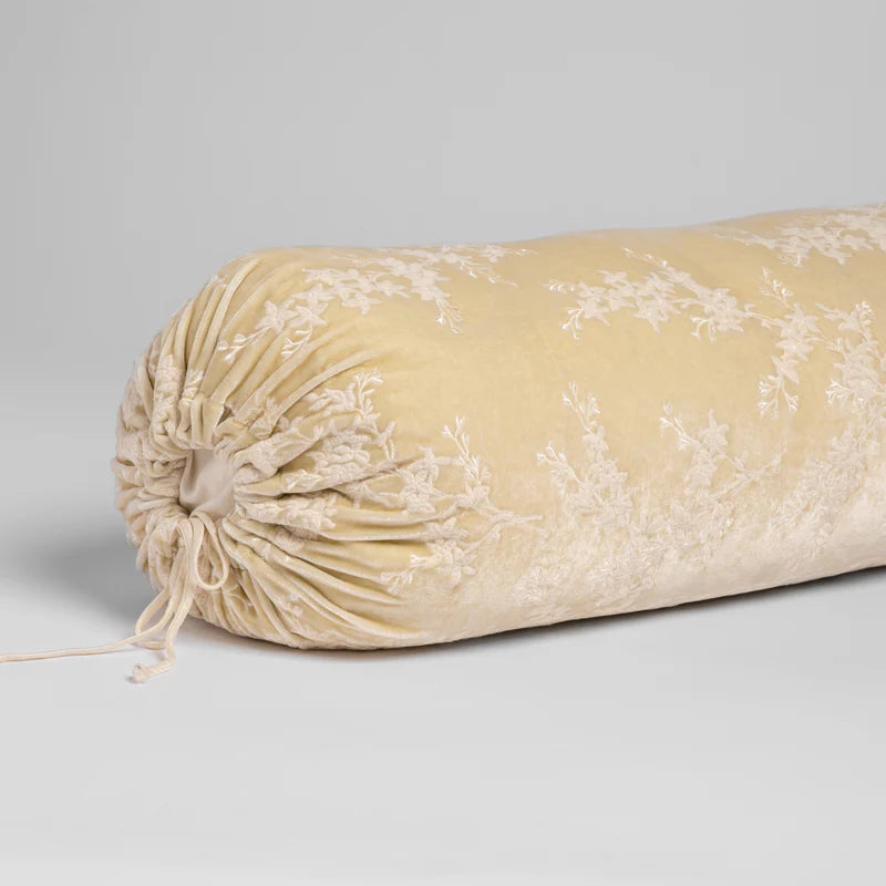 Bella Notte Lynette Throw Pillow in autumn fabric featuring a soft, decorative design perfect for cozy home decor.