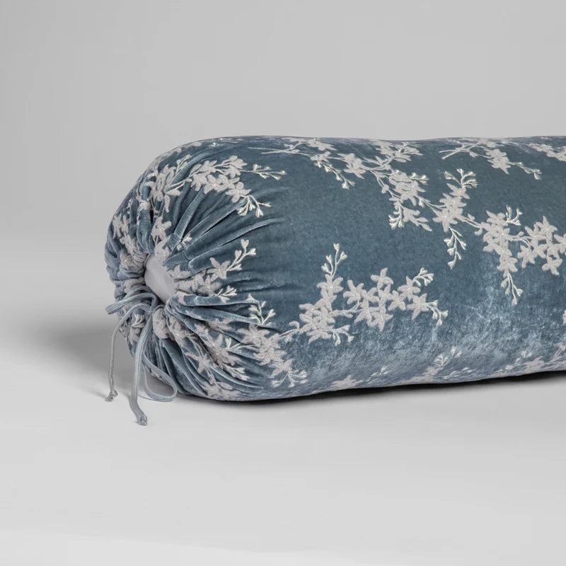 Bella Notte Lynette Throw Pillow featuring autumn-colored fabric and decorative pillow design, 16x36 inches.