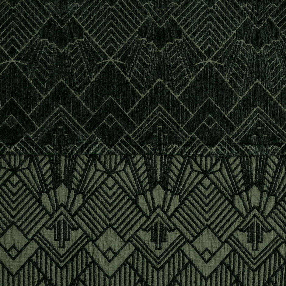 Bella Notte Trettino Sham in autumn-colored fabric, showcasing soft, luxurious bedding texture and elegant design.