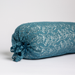 Bella Notte Allora Lace Bolster Cover on throw pillow, featuring elegant lace detail and soft fabric for stylish home decor.