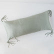 Bella Notte Taline Throw Pillow with honeycomb texture in 15x24 inches, soft and decorative accent for sofa or bed.