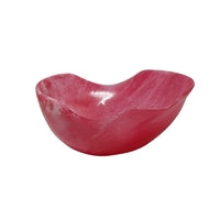 Orange resin decor bowl by BIDK, showcasing a smooth, rounded design ideal for stylish home decoration.