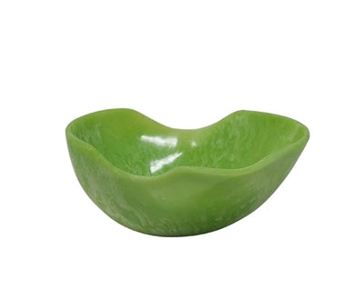 Orange resin decor bowl by BIDK, showcasing a smooth, stylish design perfect for home decoration.