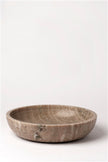 Small brown galaxy marble decor bowl by BIDK, featuring a smooth, rounded surface with a galaxy-inspired marble pattern.