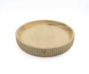Sun bleached mango decor bowl by BIDK, small ceramic bowl with a natural, sun-washed finish for home decor.