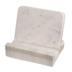 Marble cookbook stand by BIDK showing a sturdy marble surface with adjustable holder for recipe books or tablets.