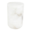 Medium BIDK alabaster canister with a smooth, rounded design and a secure lid, ideal for kitchen storage and decor.