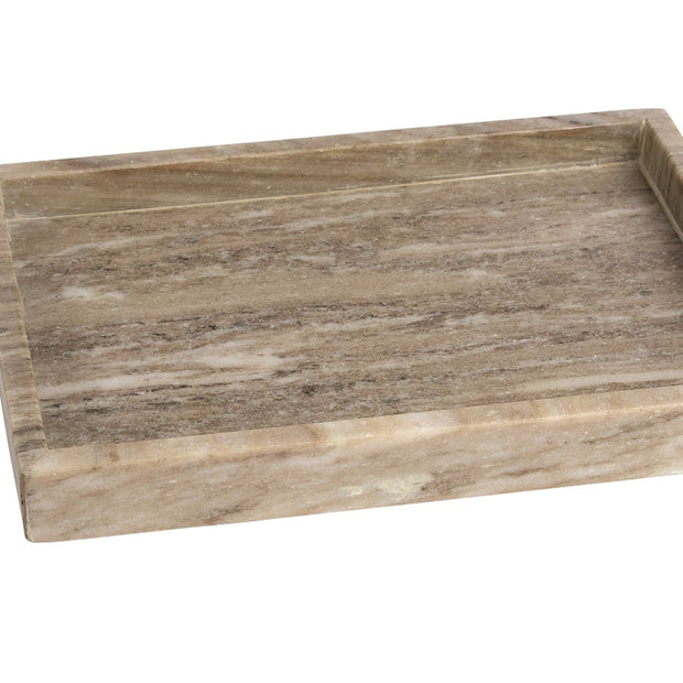 Brown Galaxy Tank Tray by BIDK, 14x10 inches, durable tray with a galaxy-inspired design for organizing or serving.
