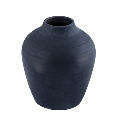 Black Terracotta Vase - Maaribu
