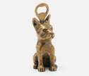 Blue Pheasant Cosette Frenchie bottle opener, a stylish bar accessory featuring a detailed French Bulldog design.