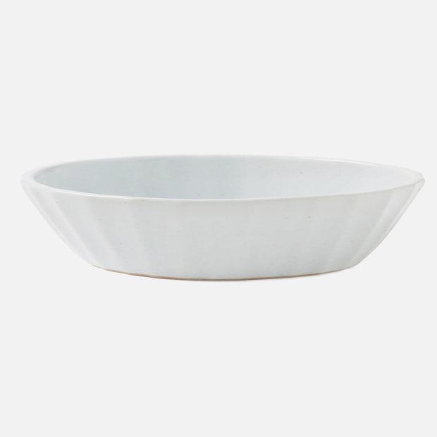 White ceramic pasta and soup dishware by Blue Pheasant, featuring a simple, elegant design for serving pasta or soup.