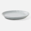 White ceramic salad plate from Blue Pheasant's Nathalie dishware collection, featuring a clean, elegant design.