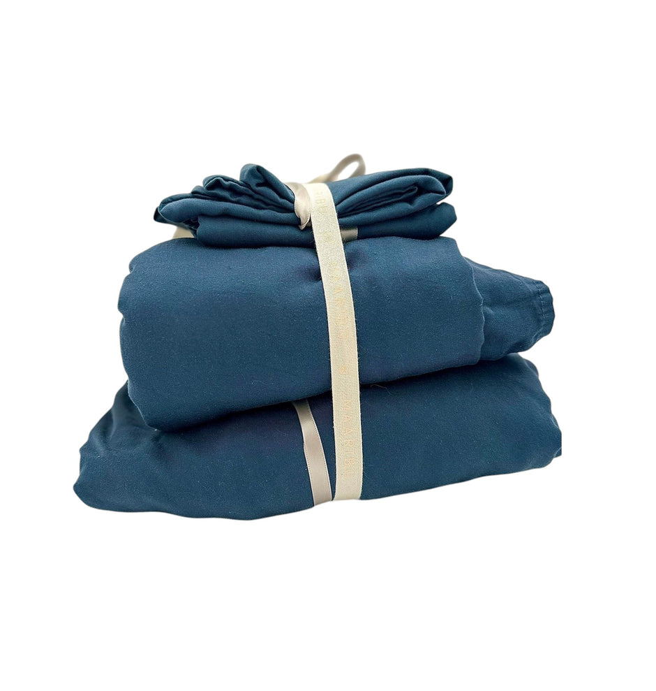 Luxury Tencel Sheet Set Navy Queen