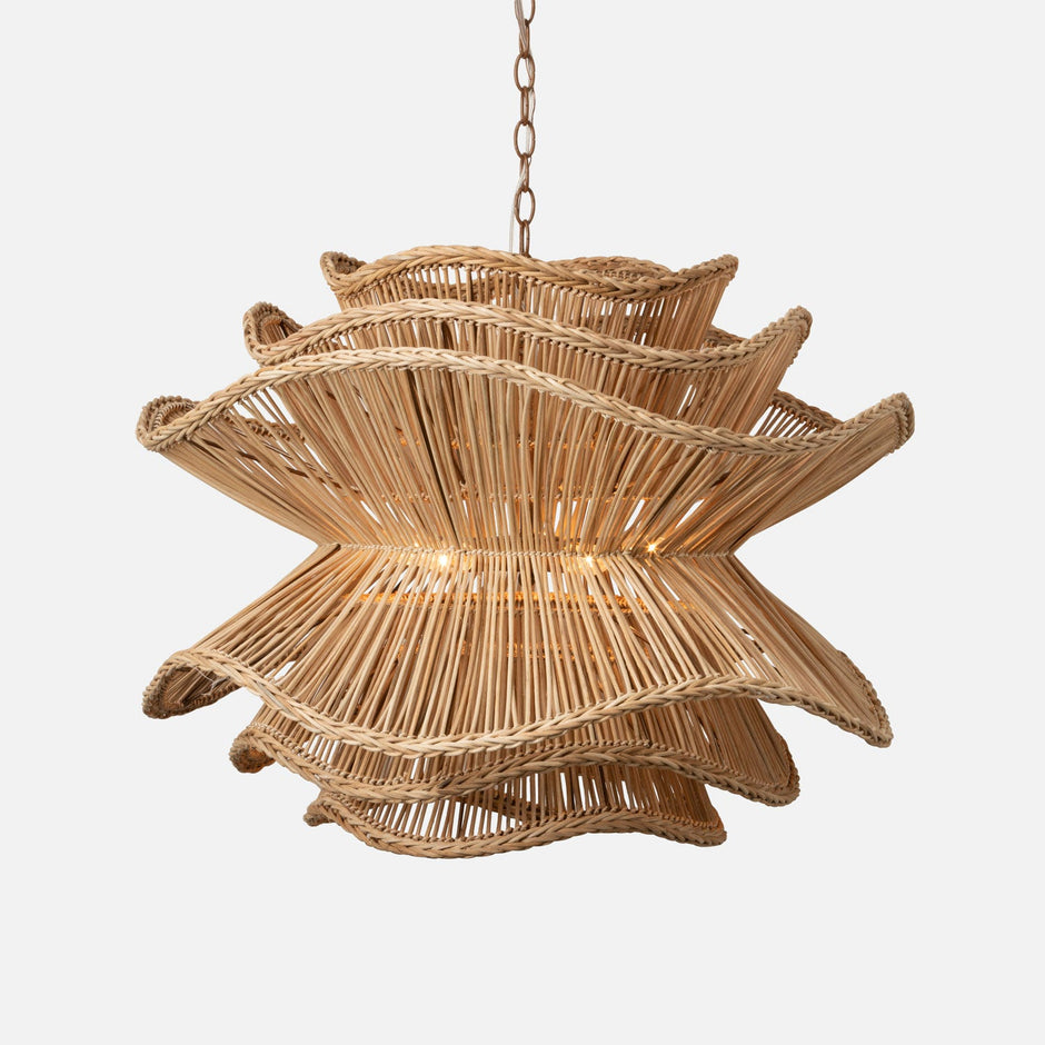 Made Goods Alondra Chandelier Natural
