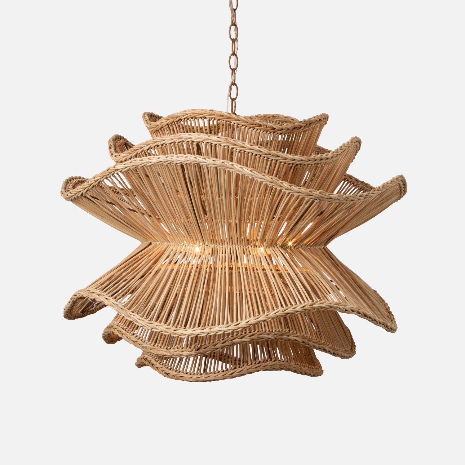 Made Goods Alondra Chandelier Natural
