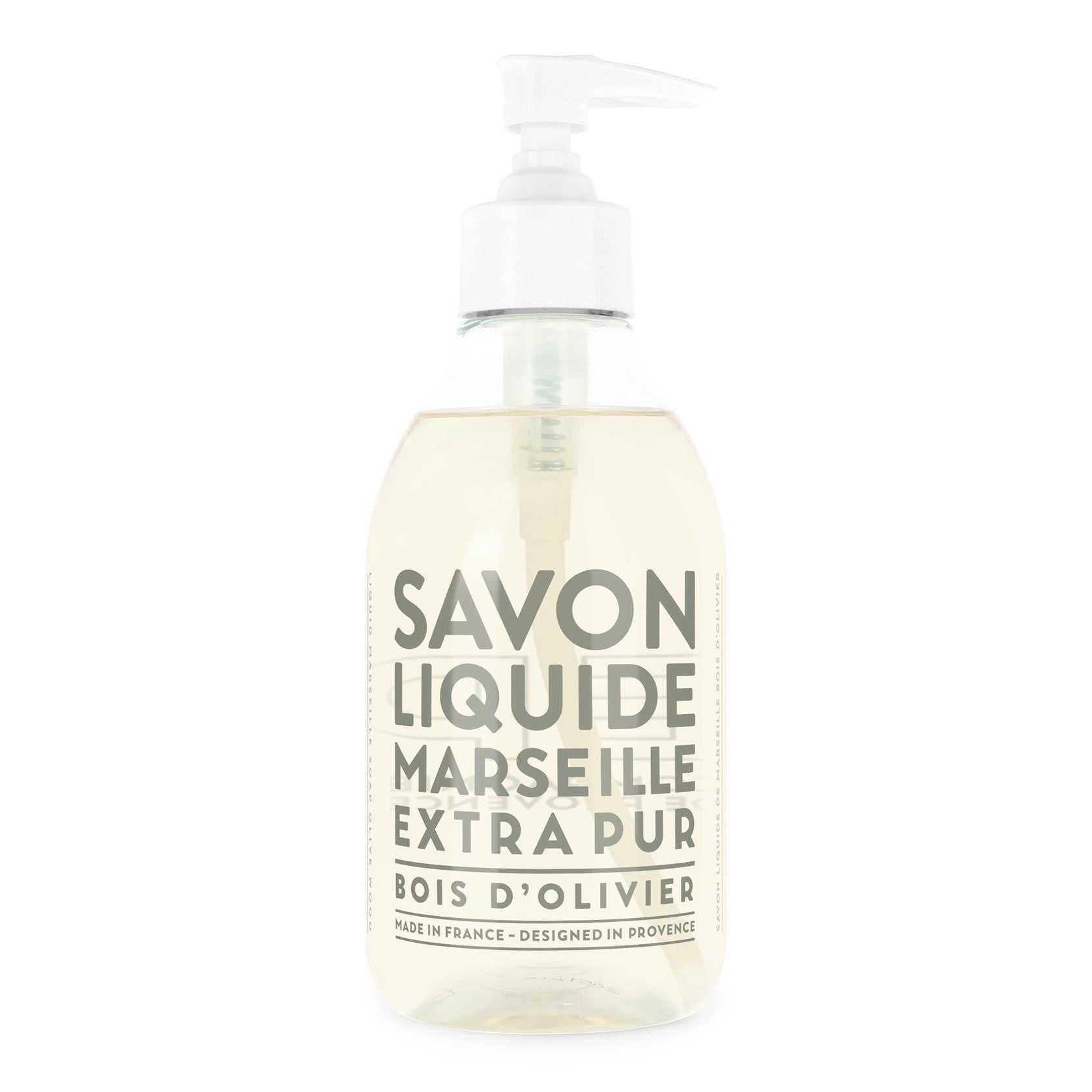 Cieluxe Marseille liquid soap with Mediterranean sea scent in a 16.9 fl oz bottle, natural and nourishing for skin.