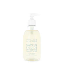 CieLuxe Marseille Liquid Soap by Compagnie de Provence with Mediterranean Sea scent, 16.9 fl oz bottle showing the soap inside.