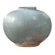 Henan Blue Vase by Clubcu/Blaxsand, ceramic decorative vase with intricate blue and white patterns, on a plain background.