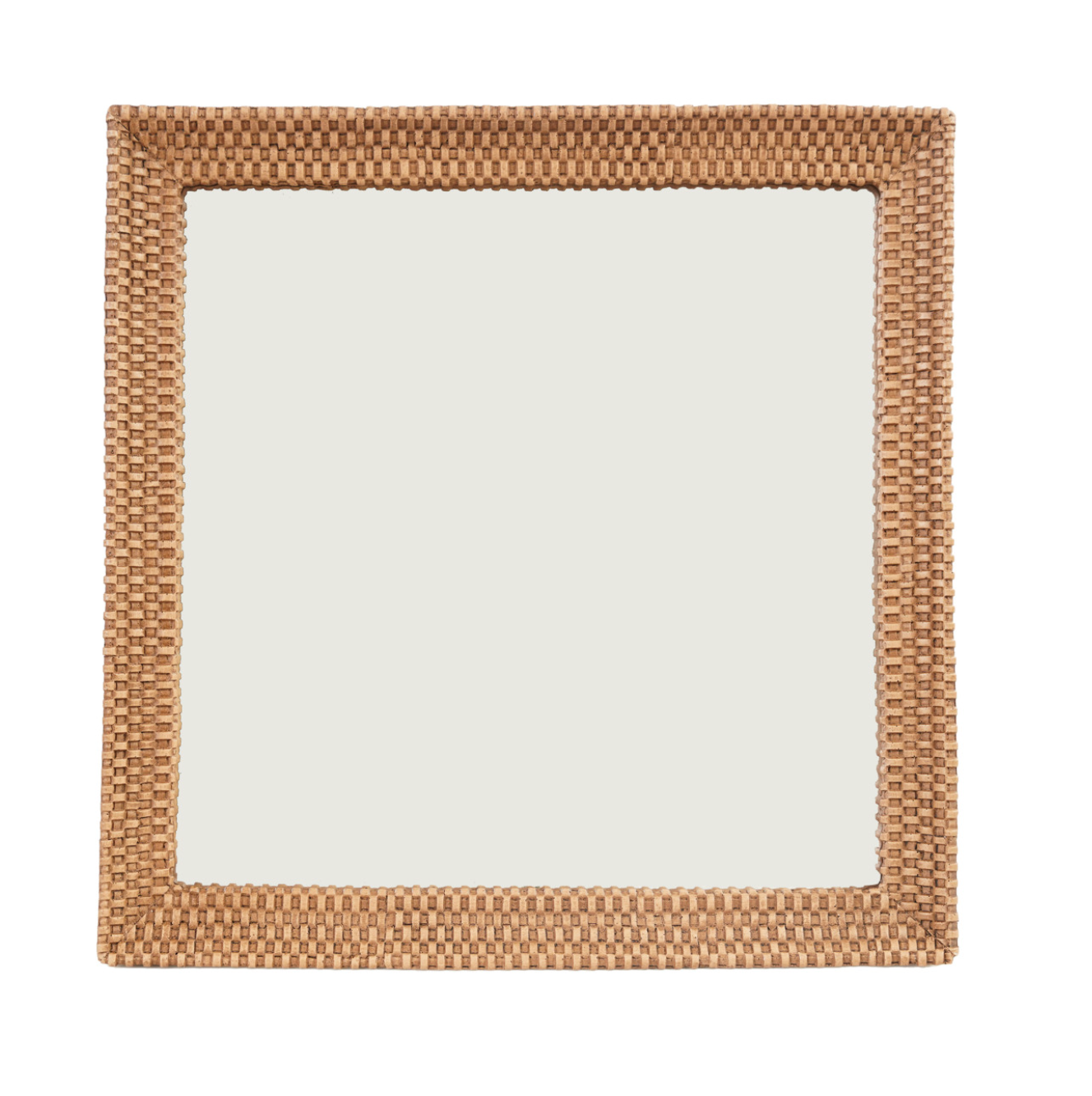 Decorative resin mirrored footed tray with woven design by Creative Co-op, showcasing a stylish and functional accent piece.