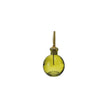 Glass bitters bottle with metal stopper from Creative Co-op, serveware item for storing and pouring bitters or aromatic liquids.