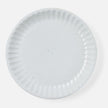 Nathalie White Ceramic Dinnerware Dinner Plate