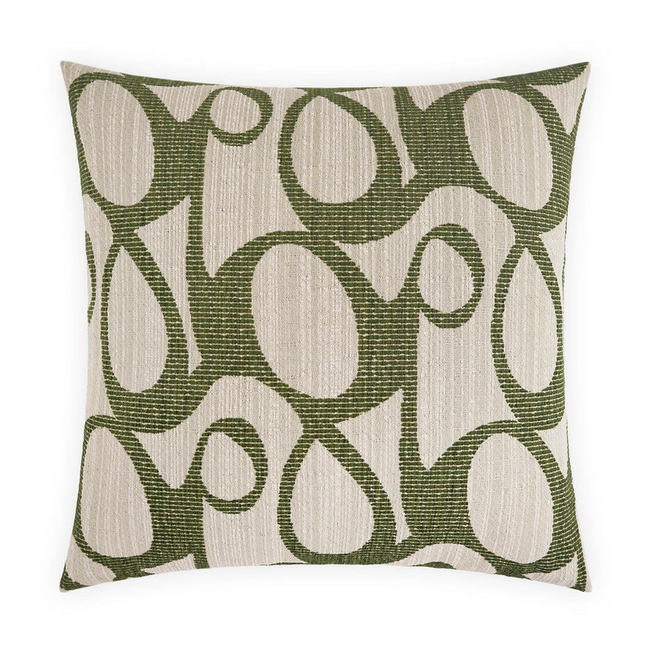 Decor pillow by DV Kap featuring an elegant ivy pattern, perfect for home decor and adding a stylish touch to living spaces.