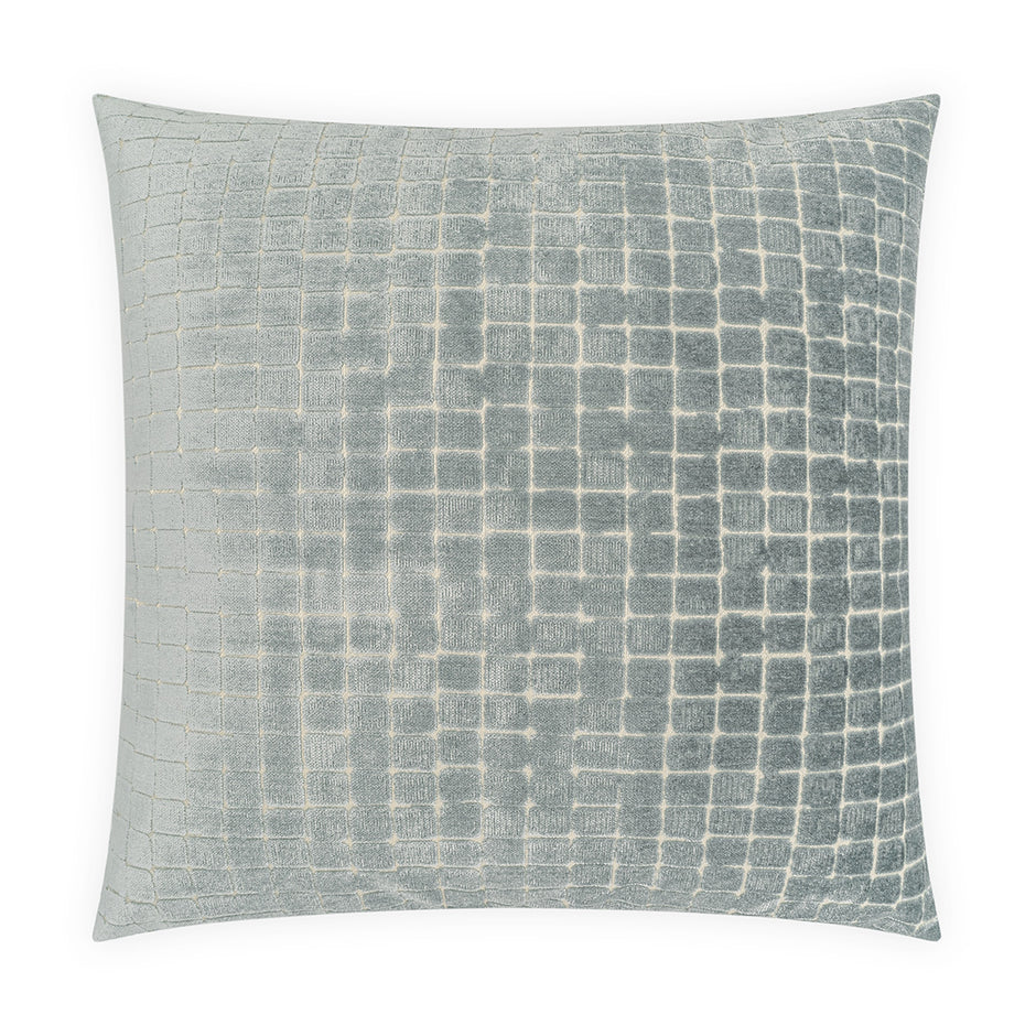 Decor pillow by DV Kap featuring a soft, mist-colored fabric with stylish stitching for a cozy home accent.