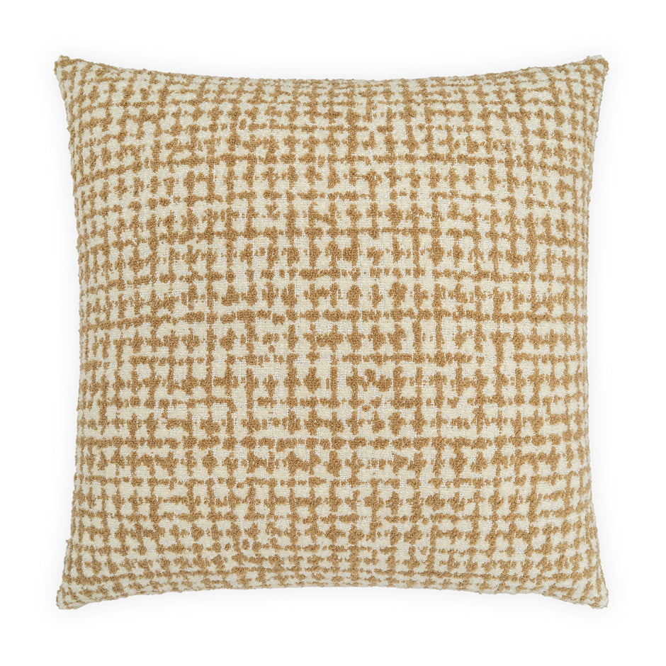 Decor pillow by DV Kap featuring a stylish stone-colored cover, perfect for home decor and adding comfort to any space.