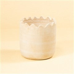 Medium Wave Bowl White Ivory
