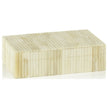 St. Ives Ribbed Bone Inlaid Box, Natural