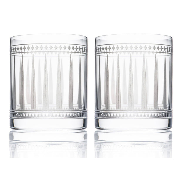 Marrakech Low Ball Glasses, Set of 2