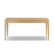Modern Burke Desk by Four Hands featuring sleek wood finish and minimalist design, ideal for contemporary home or office use.