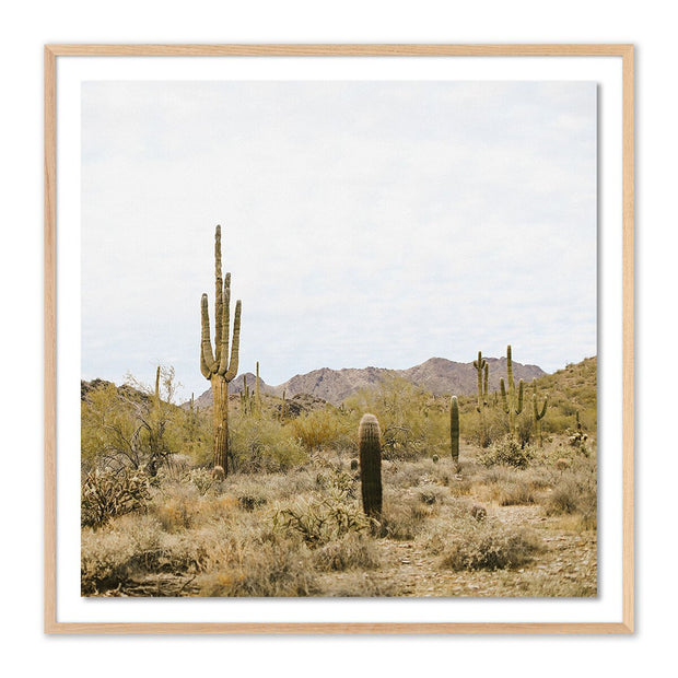 High Desert wall art by Wesley and Emma Teague from Four Hands, featuring a desert landscape scene on canvas.