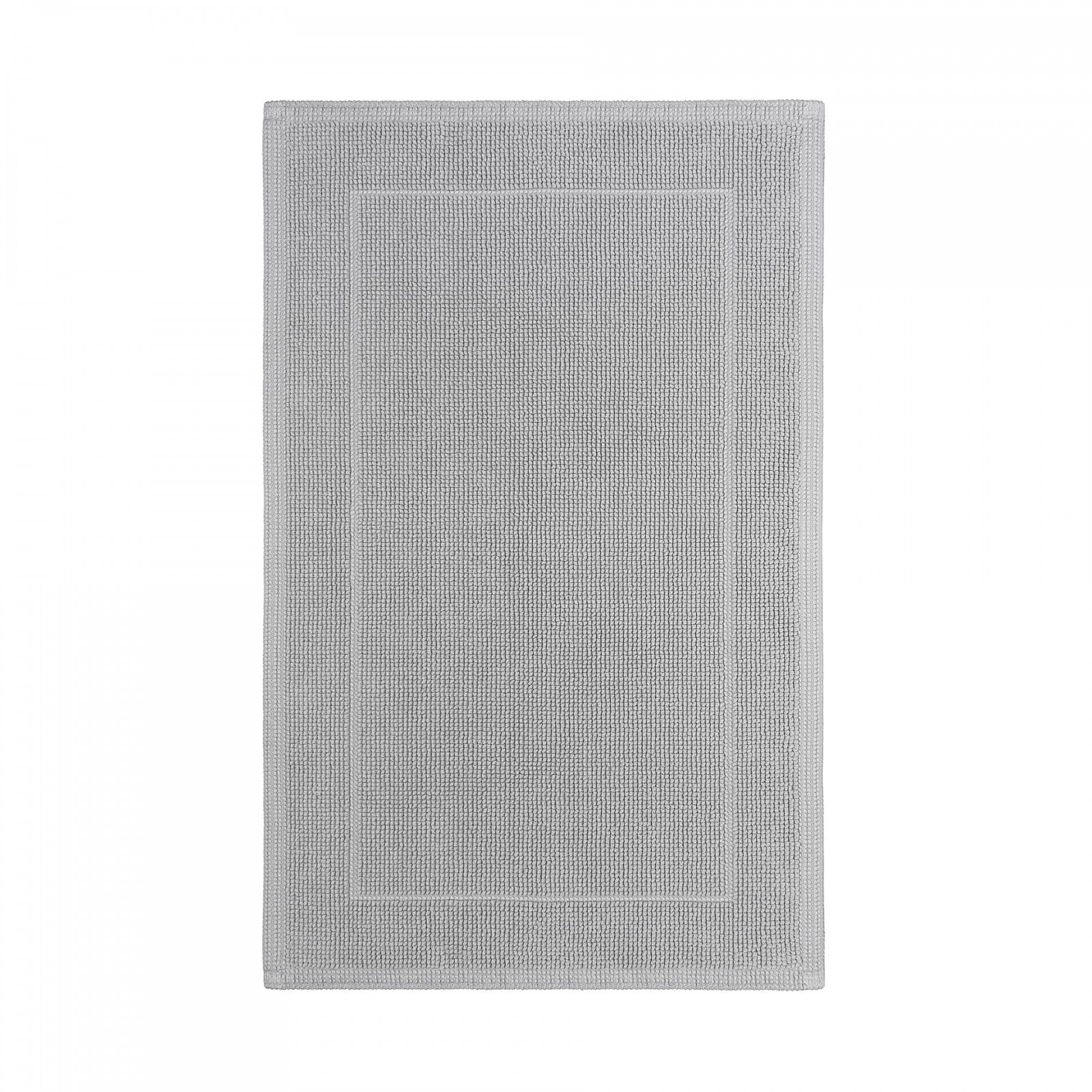 Gray Graccioza Egoist Bath Mat with plush, absorbent texture perfect for a luxurious bathroom.