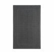 Gray Graccioza Egoist bath mat with plush, absorbent fabric, designed for comfort and style in modern bathrooms.