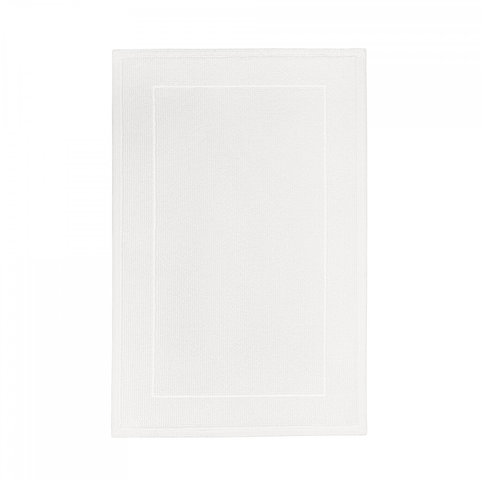 Graccioza Egoist bath mat with soft, fog-colored plush fabric for comfort and style in modern bathroom decor.